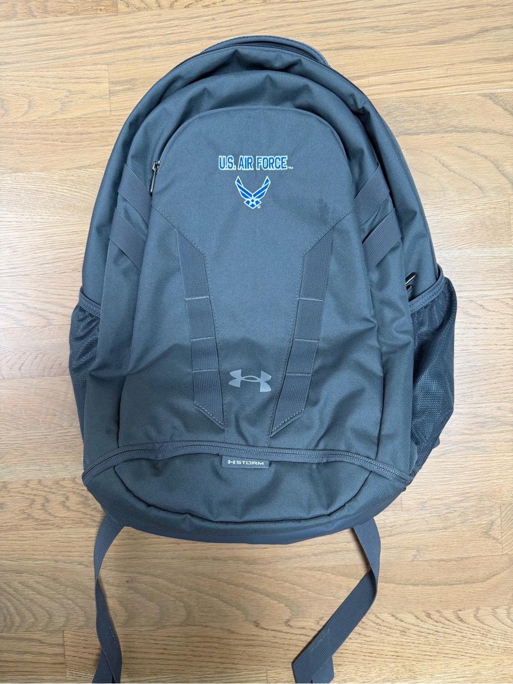 Under Armour Green Gray U.S. Air Force Backpack Hustle 5.0